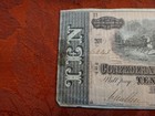 1864 Confederate States Of America Richmond Ten Dollars  10 Note