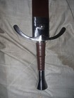 Honshu Historic Forge Single Hand Broadsword Carbon Steel Sharp Battle Ready