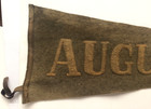 1910-20s Augusta Ga Sewn Felt Letter Pennant Georgia Large 26 5    Vtg Antique