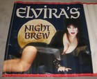 Elvira  Mistress Of The Dark 3  By 5  Vinyl Banner Night Brew - Mint Condition