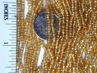 Bogo Deal  Vintage Gold Sl Glass Seed Beads Czech Bogo  buy 1 Hank  get 2nd Free