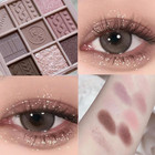 9color Eyeshadow Palette Makeup  Matte Glitter Shimmer Korean Eye Shadow Palette