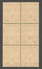 Aop Bahrain 1957-59 3np Mnh Block Of 6 