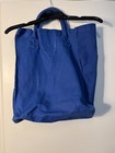 Vintage Greenpeace Blue Heavy Canvas Tote Bag 90 s Rare