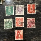 1900   s Japan Used Postage Lot Of 40  Sen Multicolor Stamps