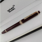 Montblanc Meisterstuck Classique Luxury Rollerball Pen 163 Red With Box