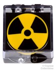Nuclear Symbol Enamel Lapel Pin Danger Radiation Logo Sign Tie Tack Badge Emblem