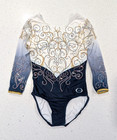 Athlete Worn Ozone Gymnastics Leotard Al Large Swarovski Elite Competition Team