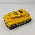 Dewalt 20v Max 2 0ah Lithium-ion Compact Battery Dcb203 - Yellow black