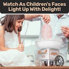 Cotton Candy Machine Kit - White Retro Cotton Candy Maker  Effortless Home Sugar