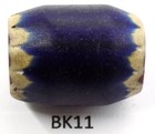 Nice Old Barrel Venetian Chevron African Trade Bead Bk11 Bg 71 Italy