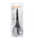 Fiskars 8  Performance Softgrip Non-stick Titanium Fashion Scissors Black gray