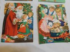Vtg Greeting Cards 40 s Sunshine Card Lot Christmas Around The World Children