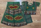 5-6 Yr Lehenga Choli Lehnga Girls Green Rajasthani India-new-3 Pc-usa Seller