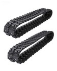 2 Pc Rubber Track 180x60x35 For Mini Excavator Replacement Tracks Tear-resistant