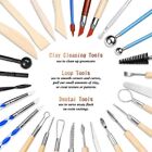 61 Pcs Pottery Starting Kit Ceramic Carving Tools Diy Clay Sculpting Tools Set