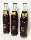 Lot Of 3 Vintage 1960 s Tab 10 Fl  Oz  Starburst Yellow Soda Bottles 9 75  Tall