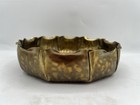 Vintage Gregorian Copper brass 307 Bowl 8 5    Hand Hammered Ruffled Edges