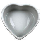 Asian Porcelain Heart Trinket Box Jewelry Holder With Lid Floral Vintage 3 