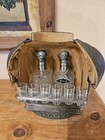 Mid Century Vintage Hidden Knight s Armor Bar Missing One Bottle Tag 