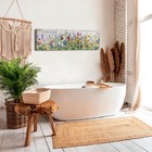 Rustic Wildflower Wall Art Colorful Farmhouse 14 l X 48 w 