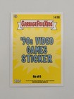2019 Topps Garbage Pail Kids We Hate The 90 s Poke- Monroe Spit Blue 14 99
