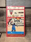 1996 Chicago Bulls Ticket Stub Michael Jordan I Love This Game Pic Vs Blazers