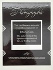 2025 Leaf Photographic John Mccain Autograph 1 1 Polaroid Senator Arizona Trump