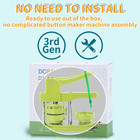 58mm Button Maker Machine - Diy Pin Badge Press With 100 Parts   Circle Cutter