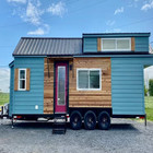 Portable Tiny House On Wheels 2 Bedroom With Bathroom Tub And Shower