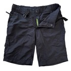 Rei Co-op Size 4  28x10 5  Black Nylon Belted Womens Hiking Shorts