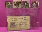 1892 India One Anna Revenue Stamp On Piece British Occupation Free Shipping