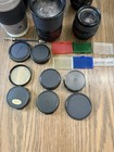 Mixed Lot Of 6 Camera Lenses Minolta Super Dejur Soligor Sears Jc Penny Untested