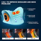 Neck Massager 2025  Neck And Shoulder Relaxer With Heat  3 Modes  Portable Pillo