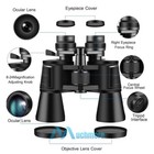Military 180x100 High Power Binoculars Day night Vision Outdoor Waterproof  case