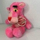 Pink Panther Plush Toy 10  Vintage 1980 Mighty Star Stuffed Animal With Tags