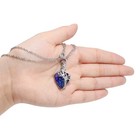 Tree Of Life Heart Crystal Cremation Urn Keepsake Ashes Memorial Necklace