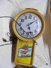 Miller High Life Lighted Clock Beer Sign 21  X 12 1 2  X 4 1 2 