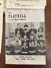 Bundle Of 13 Playbills From Between 1946-50s  Poor To Ok Condition