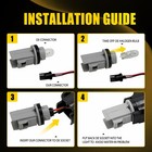 White Led License Plate Light Lamp For Cadillac Cts Sedan 2008 2009 2010 1-10set