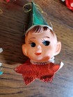 9 Christmas Pixie Elf Hugger Head Tree Light Cover Elves Hair Bell Japan
