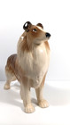 Vintage Coopercraft England Rough Collie Lassie Dog Porcelain Figurine 7 5  Tall