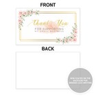 Thank You Cards Small Business  3 5 X 2 Inches - 100 Pcs  300gsm  By Modern 5th