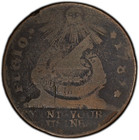 First Us Official 1c  1787 Fugio Cent Pcgs G06 States United  4 Cinq Cent penny