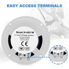 120 Watts 4 Inch Waterproof Marine Speakers Sound System Boat Speake For Outdoor