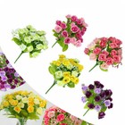 21 Heads Rose Bunch Artificial Flower Home Decor Bridal Bouquet Floral Wedding 