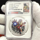 2015 Niue S 2 Avengers Age Of Ultron Iron Man Colorized Ngc Pf70uc 1 Of 220 Mint