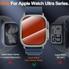 Privacy Screen Protector For Apple Watch Ultra 3  Ultra 2  Ultra  49mm    red To