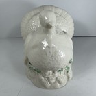 Belleek Ireland Porcelain Turkey Figurine Centerpiece Thanksgiving Harvest Decor