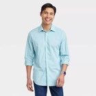 Goodfellow   Co Men s Performance Button Down Dress Shirt Long Sleeve